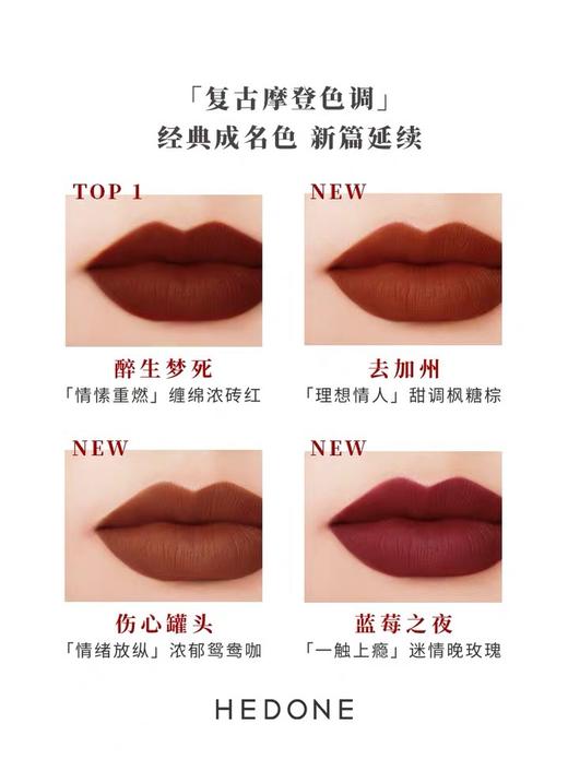 HEDONE摩登时代哑光唇釉 商品图3
