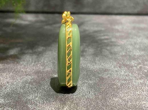 【御珠宫坊】金镶碧玉吊坠 商品图4