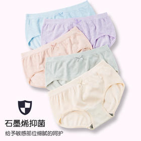 【胖妞也可以穿的内裤】石墨烯安全内裤 普通厚度 秋冬季适合穿着