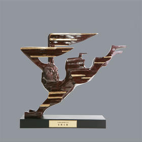 宇达青铜摆件 十二生肖兔《宏图大展》创意装饰  家居工艺摆件  高37cm