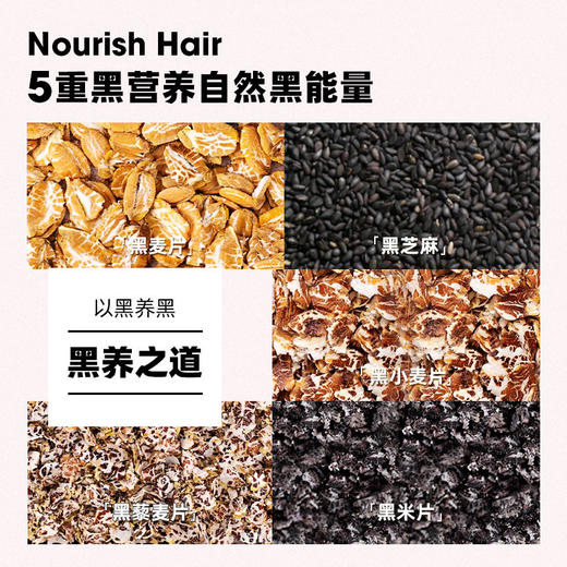 王饱饱五黑冲泡麦片&高纤黑麦片双包组合装谷物早餐代餐即食 商品图4