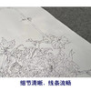 【有步骤】王震工笔画白描底稿《闻香荡舟去》芙蓉花篮初学者临摹花鸟线稿WZ08 商品缩略图4