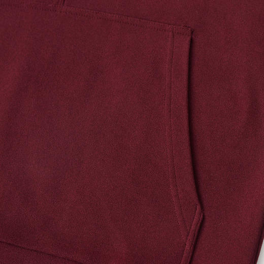 【厚实保暖】罗蒙秋冬男装连帽卫衣男士休闲学院风纯色简约卫衣外套男 商品图11