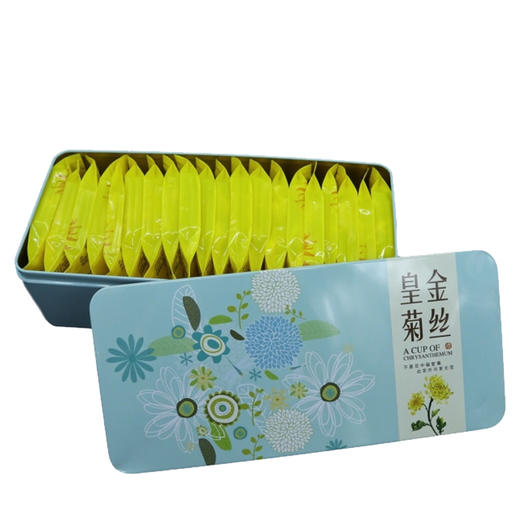 【严选】金丝黄菊礼品 盒20小朵铁盒/盒（厂家直发） 商品图0
