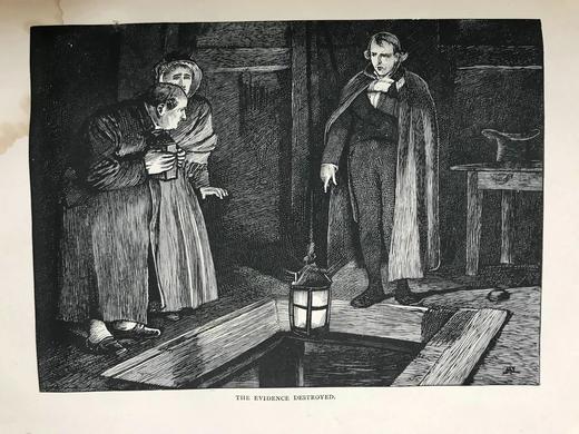 约19世纪后期 狄更斯《雾都孤儿/马丁·瞿述伟》 87幅插图 漆布精装16开 商品图6