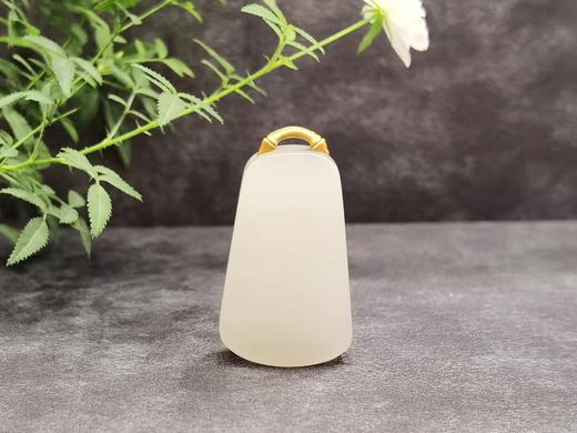 【御珠宫坊】金镶羊脂白玉竹牌 商品图6