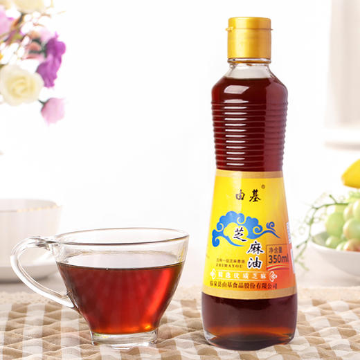 由基 安徽临泉扶贫 小磨香油（黑芝麻/白芝麻） 商品图1