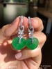 玻璃种艳绿桃心耳饰  99999【16-1240311】 商品缩略图8