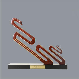 宇达青铜摆件 十二生肖蛇《风驰天下》家居 手工艺品 装饰摆件  高37cm