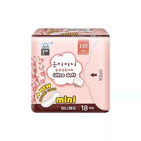 恩芝纯棉迷你190mm卫生巾