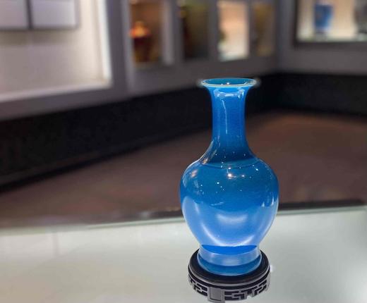 孔雀蓝赏瓶 商品图0