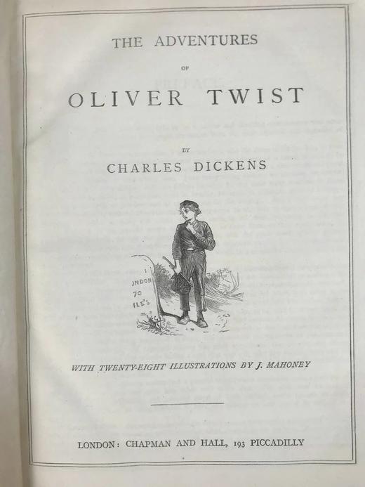 约19世纪后期 狄更斯《雾都孤儿/马丁·瞿述伟》 87幅插图 漆布精装16开 商品图2