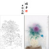 【有步骤】王震工笔画白描底稿《春风富贵花》博古花瓶初学者临摹花鸟线稿WZ05 商品缩略图0