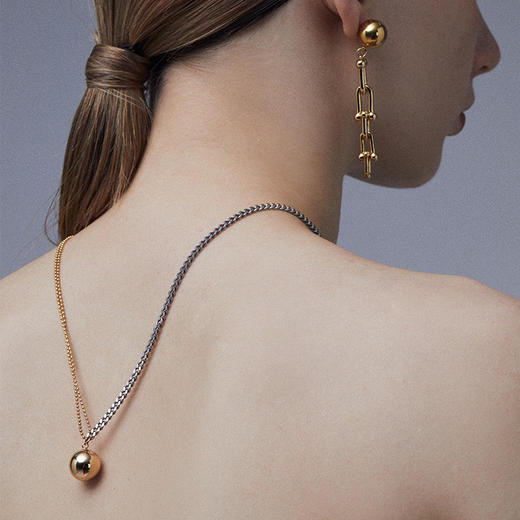 ARSIS 丨 叛逆链条系列 金属球项链 商品图3