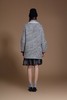灰白千鸟格廓形袖毛呢大衣 商品缩略图3