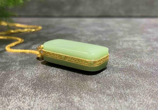 【御珠宫坊】金镶碧玉无事牌 商品图2