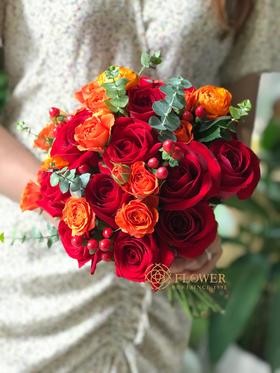 手捧花---红色系C