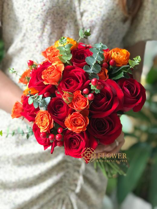 手捧花---红色系C 商品图0