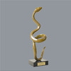 宇达青铜摆件 十二生肖蛇《步步高》家居 手工艺品 装饰摆件  高42cm 商品缩略图0