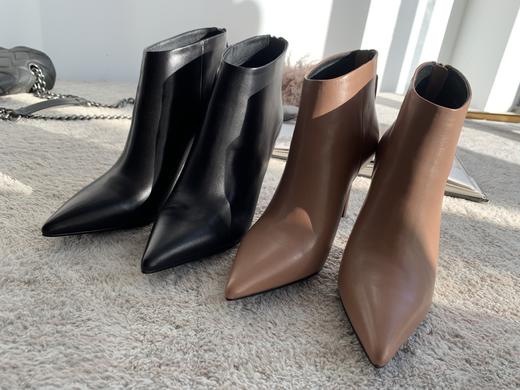 【断码特惠不退换】优雅女王风的一款细跟及踝短靴‖亚历山大w 同工厂同材质 秀气尖头 進口头层胎牛皮材质 镐级感 8公分细跟 凸显女人味 360无si角优美鞋楦  脚感只有4-5公分的样子 商品图11