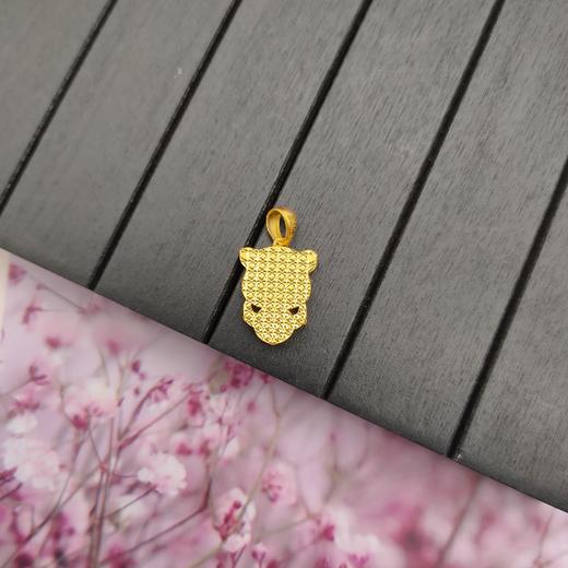 5G足金吊坠（老虎）,2.7克,工费:25元/克 商品图3