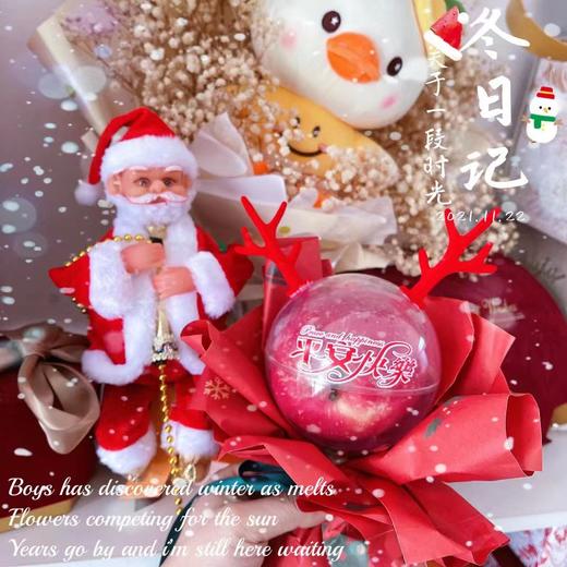 【圣诞饰品】圣诞鹿角红色/棕色（10对/包）不带发夹 商品图0