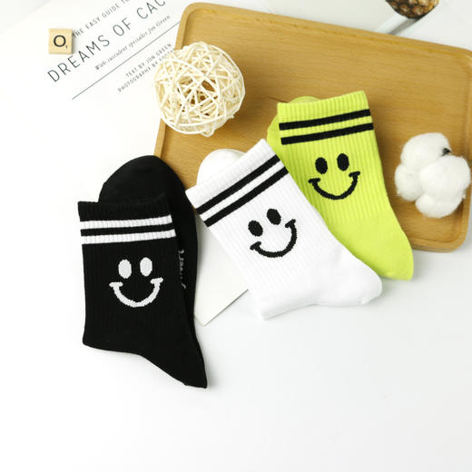 【19元6双】【7-10岁】儿童时尚四季棉袜精梳棉中长筒袜子大童棉袜潮袜【2123201】 商品图2