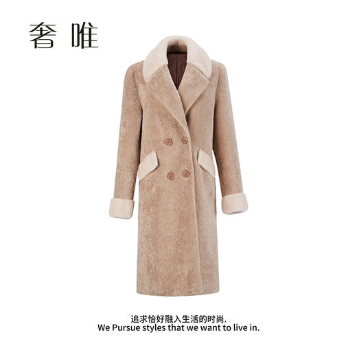 E194033087 秒杀！ 冬季时尚加厚保暖水貂毛大衣 商品图0