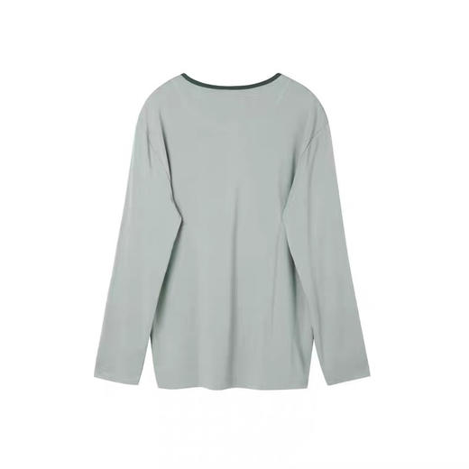 6F IVU 男秋冬长袖圆领睡衣上装可打底内搭上衣 商品图1