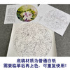 【有步骤、大彩图】龚雪青工笔画白描底稿圆形小品《小晴》牡丹初学者临摹花鸟线稿XQ91 商品缩略图3