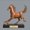 宇达青铜摆件 十二生肖马《骏马奔腾》创意装饰 家居工艺摆件  高23cm 商品缩略图0