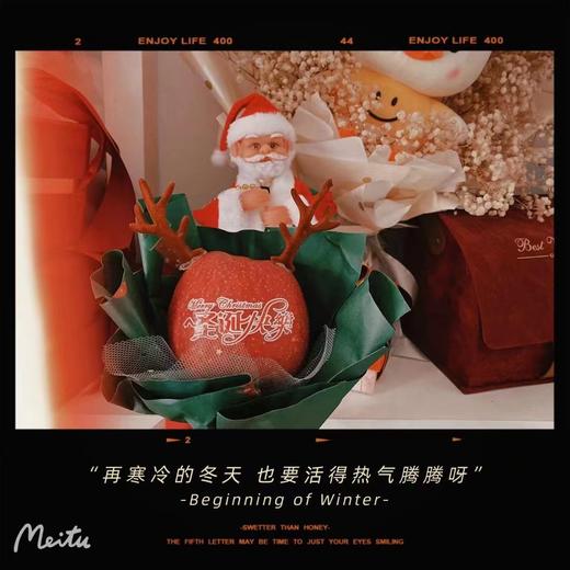 【圣诞饰品】圣诞鹿角红色/棕色（10对/包）不带发夹 商品图1