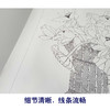 【有步骤】龚雪青工笔画白描底稿斗方小品《鸭趣图》荷花雏鸭初学者临摹花鸟线稿XQ86 商品缩略图4