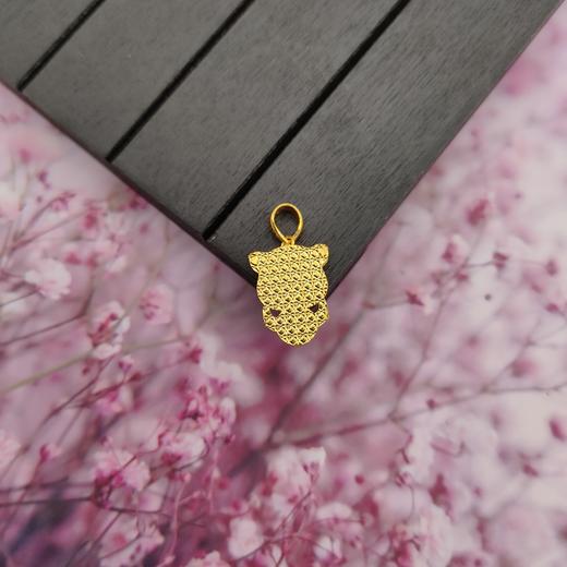 5G足金吊坠（老虎）,2.7克,工费:25元/克 商品图1