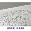 【有步骤】龚雪青工笔画白描底稿扇面小品《葡萄红雀图》初学者临摹花鸟线稿XQ89 商品缩略图4
