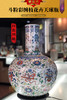 斗粉彩缠枝花卉天球瓶 商品缩略图0