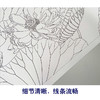 【有步骤、大彩图】龚雪青横幅工笔画白描底稿《连年有余图》荷花鲤鱼图初学者临摹花鸟线稿XQ98 商品缩略图4