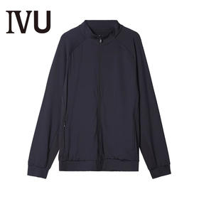 6F IVU 秋季薄款立领拉链运动夹克外套男士家居上衣