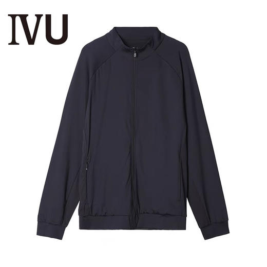 6F IVU 秋季薄款立领拉链运动夹克外套男士家居上衣 商品图0