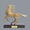 宇达青铜摆件 十二生肖马《奔腾》创意装饰 家居工艺摆件  高28.5cm 商品缩略图0