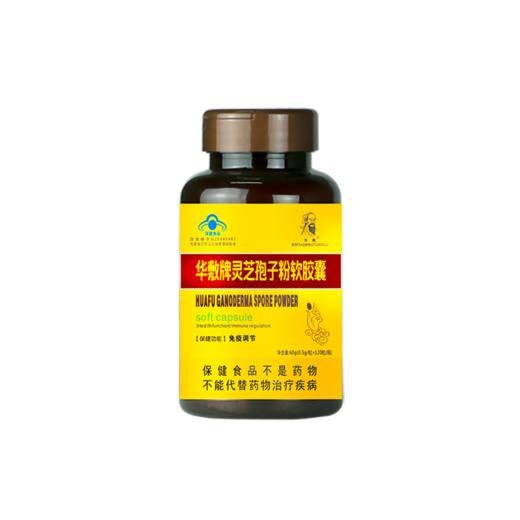 灵芝孢子粉软胶囊 0.5g/粒 × 120粒/盒 商品图1