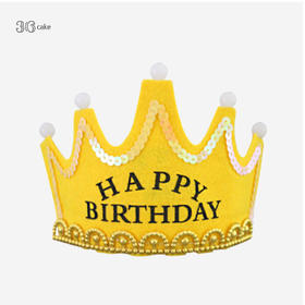 皇冠发光生日帽-单拍不送