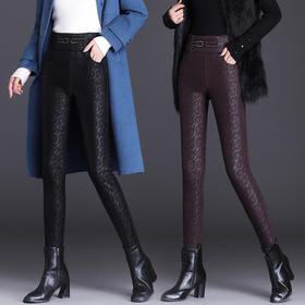 NSM6267 2021新款秋冬保暖蕾丝裤子女弹力打底裤女外穿