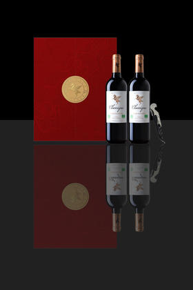 法国翡马经典干红葡萄酒 750ml*2 礼盒支持自提