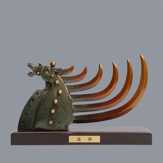 宇达青铜摆件 十二生肖马《战神》创意装饰 家居工艺摆件  高20cm 商品图0