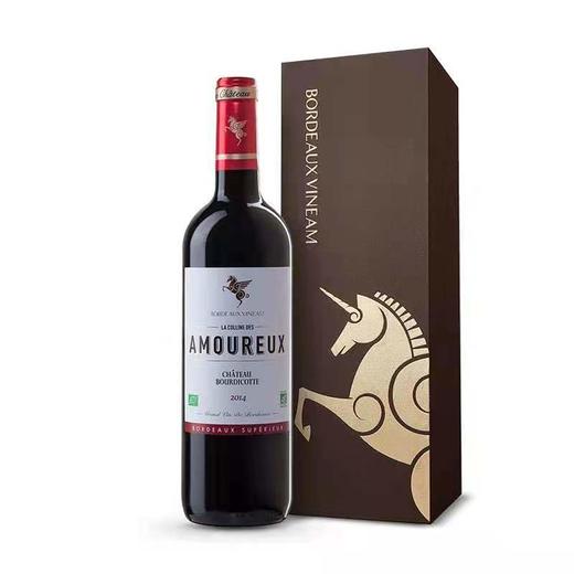 法国翡马 爱情小屋特酿 有机干红葡萄酒  750ml  单支礼盒装 支持自提 商品图0