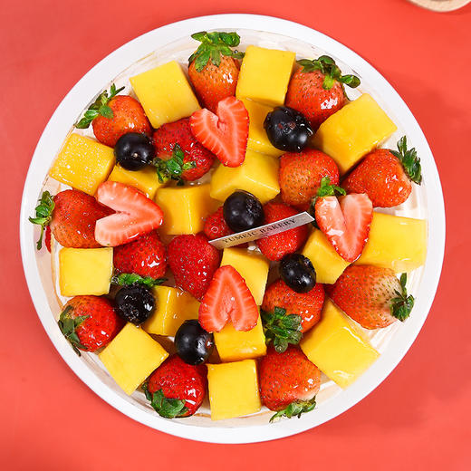 五彩缤纷裸蛋糕