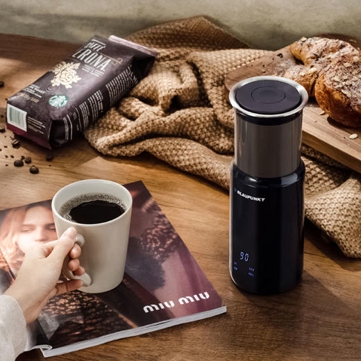 德国蓝宝便携式烧水壶电热水杯家用全自动煮水小型迷你旅行保温杯 商品图0