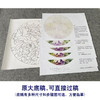 【有步骤、大彩图】龚雪青工笔画白描底稿圆形小品《小晴》牡丹初学者临摹花鸟线稿XQ91 商品缩略图1