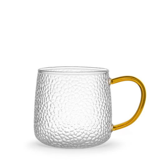 【耐热防爆，轻薄透亮】Pattern 锤目纹杯400ml 商品图2
